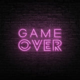 Game Over Neon Sign | NEON SIGNO® Custom Neon Signs