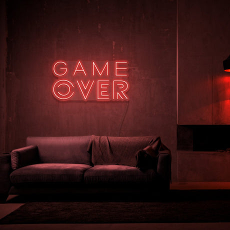 Game Over Neon Sign | NEON SIGNO® Custom Neon Signs