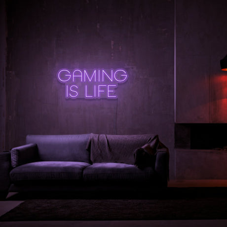 Gaming Is Life Neon Sign | NEON SIGNO® Custom Neon Signs