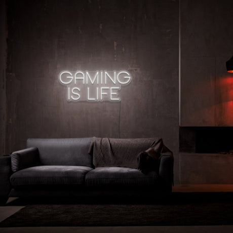 Gaming Is Life Neon Sign | NEON SIGNO® Custom Neon Signs