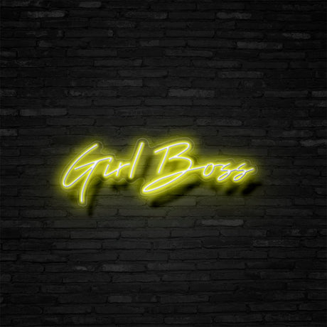 Girl Boss Neon Sign | NEON SIGNO® Custom Neon Signs