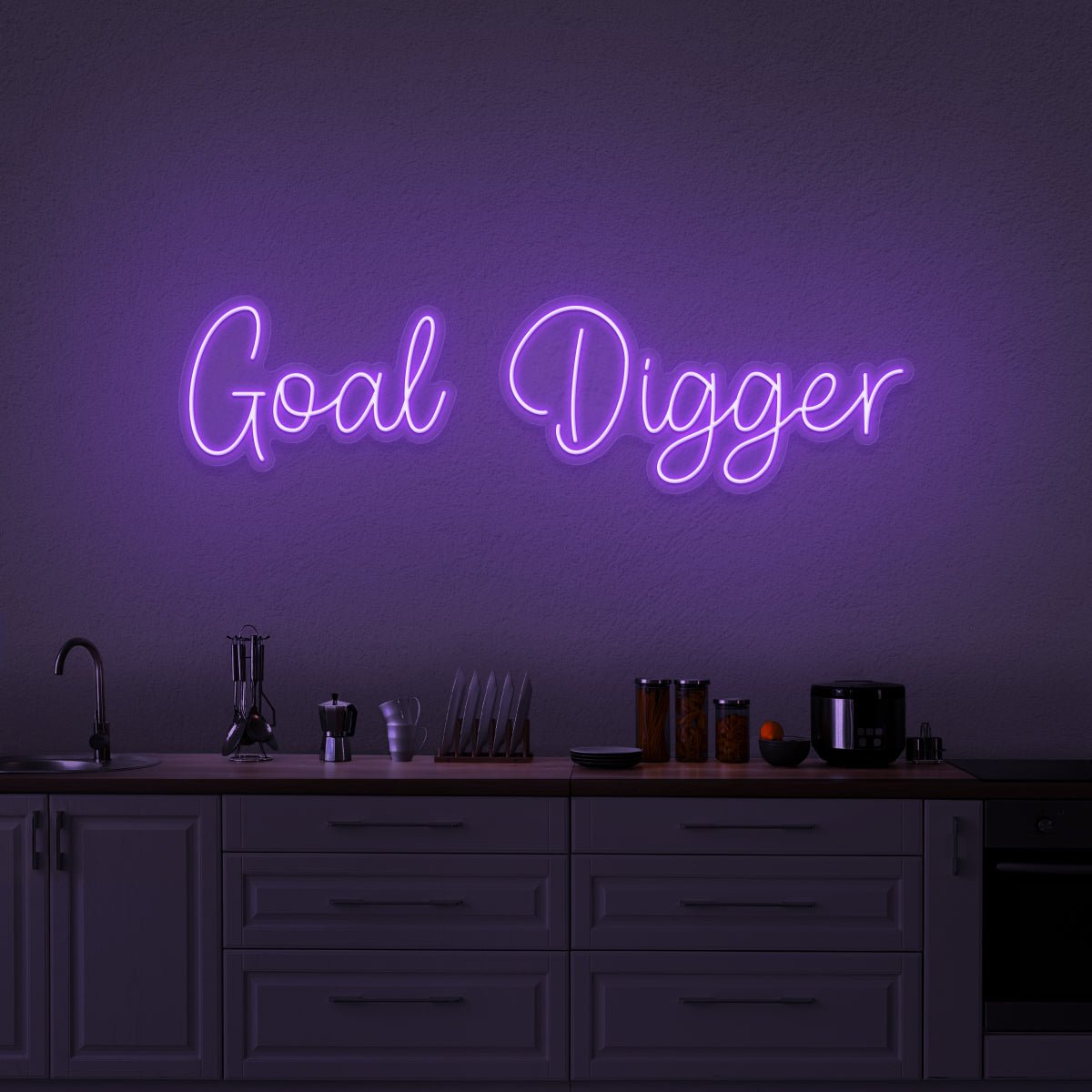 Goal Digger Neon Sign | NEON SIGNO® Custom Neon Signs