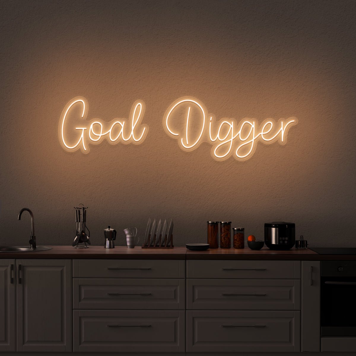 Goal Digger Neon Sign | NEON SIGNO® Custom Neon Signs