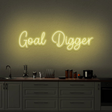 Goal Digger Neon Sign | NEON SIGNO® Custom Neon Signs