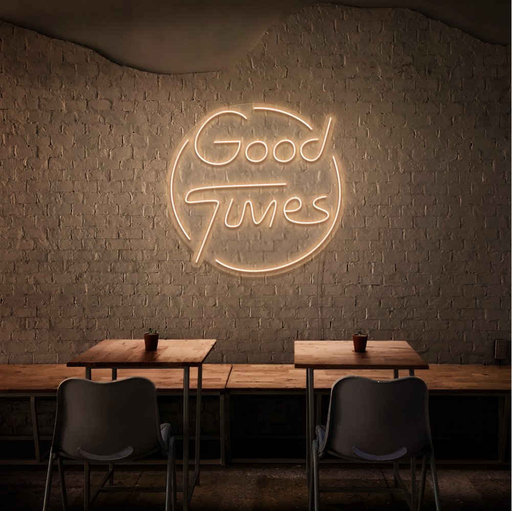 Good Times Neon Sign | NEON SIGNO® Custom Neon Signs