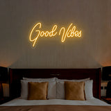 Good Vibes Neon Sign | NEON SIGNO® Custom Neon Signs