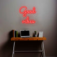 Good Vibes Neon Sign | NEON SIGNO® Custom Neon Signs