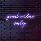 Good Vibes Only Neon Sign | NEON SIGNO® Custom Neon Signs