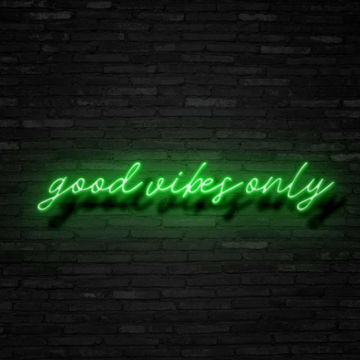 Good Vibes Only Neon Sign | NEON SIGNO® Custom Neon Signs