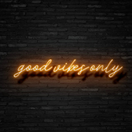 Good Vibes Only Neon Sign | NEON SIGNO® Custom Neon Signs