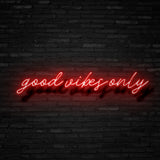 Good Vibes Only Neon Sign | NEON SIGNO® Custom Neon Signs