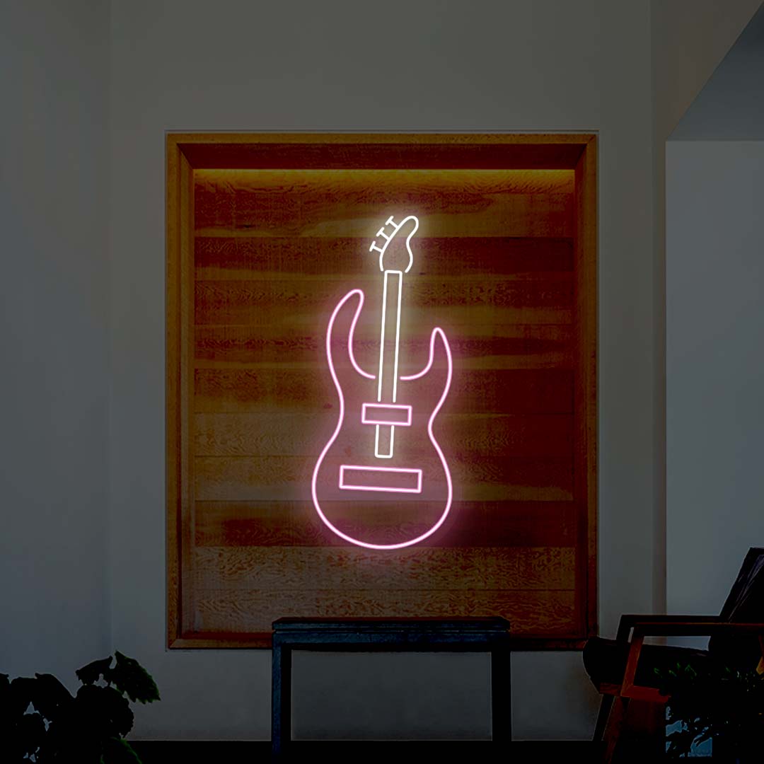 Guitar Neon Sign | NEON SIGNO® Custom Neon Signs