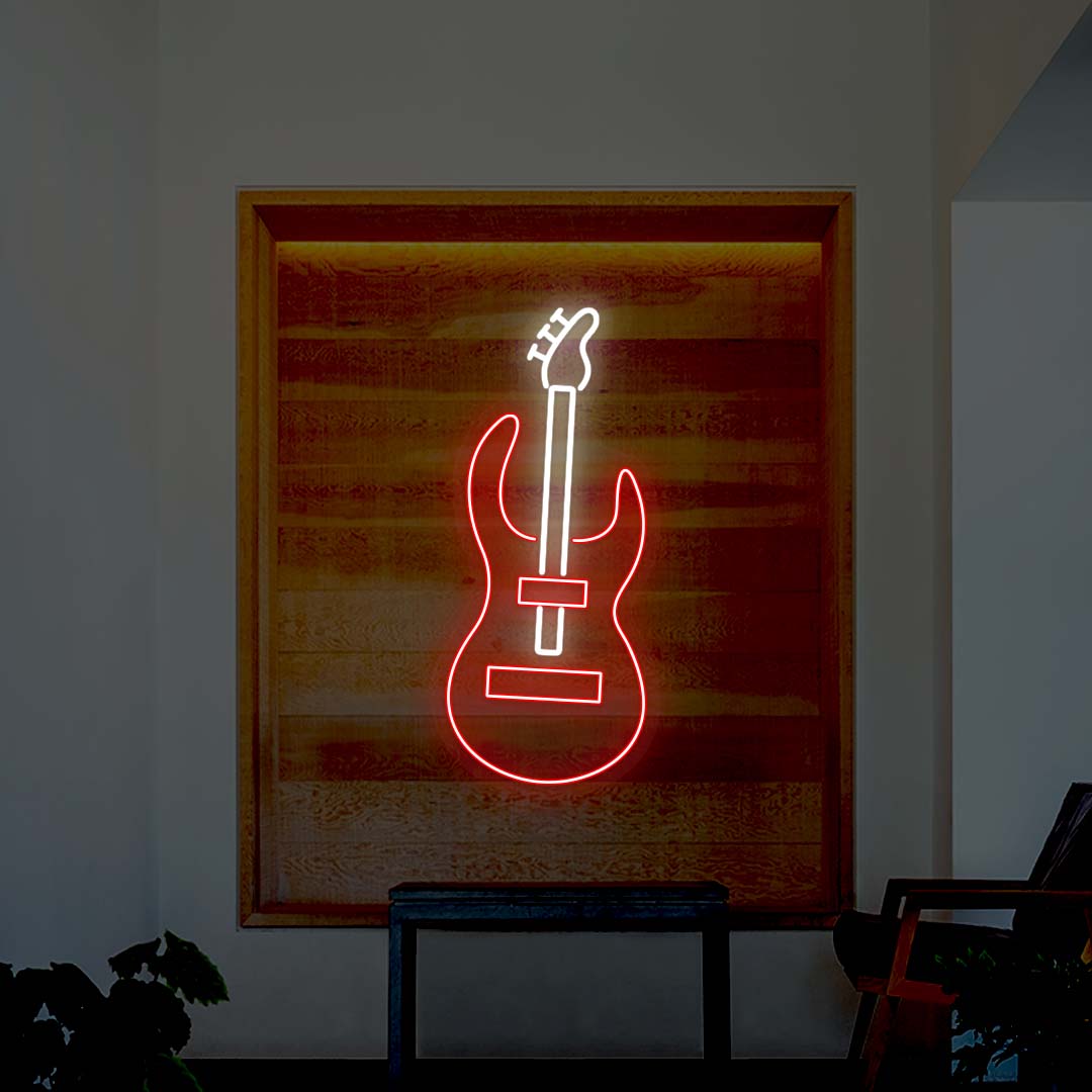 Guitar Neon Sign | NEON SIGNO® Custom Neon Signs