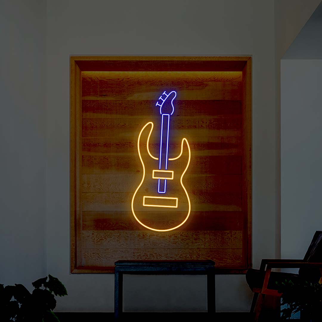 Guitar Neon Sign | NEON SIGNO® Custom Neon Signs