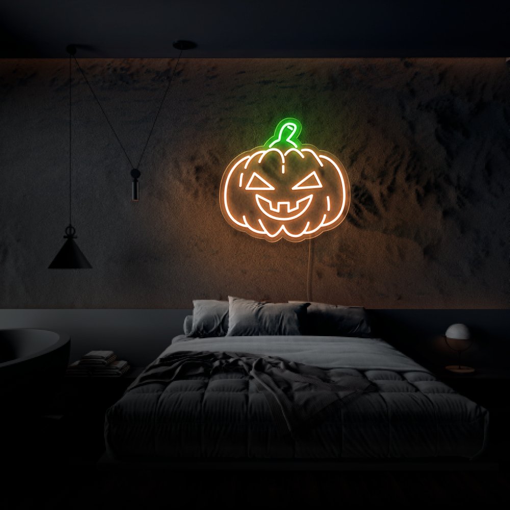 Halloween Pumpkin Neon Sign | NEON SIGNO® Custom Neon Signs