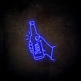 Hand Holding A Beer Neon Sign | NEON SIGNO® Custom Neon Signs