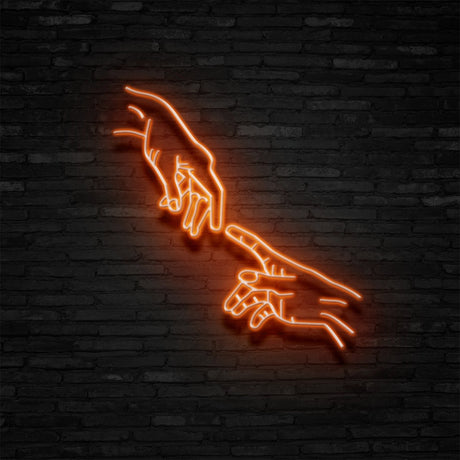 Hand of God Neon Sign | NEON SIGNO® Custom Neon Signs