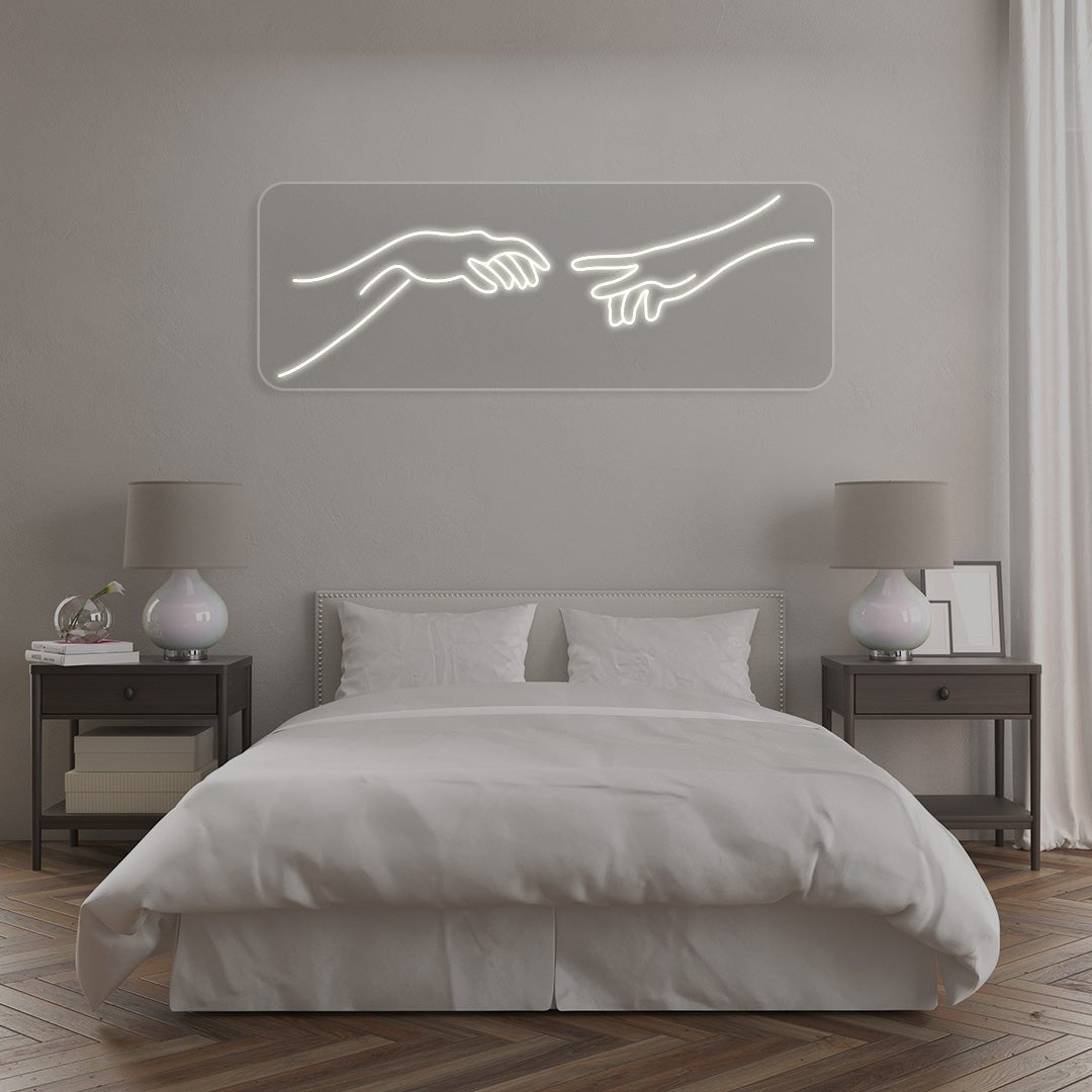 Hand Of God Neon Sign | NEON SIGNO® Custom Neon Signs