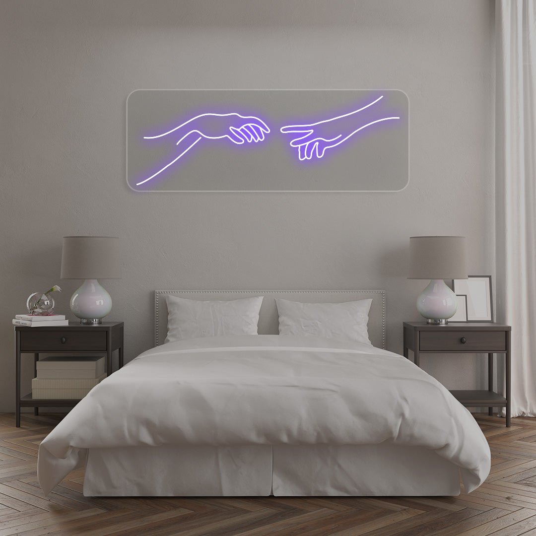 Hand Of God Neon Sign | NEON SIGNO® Custom Neon Signs