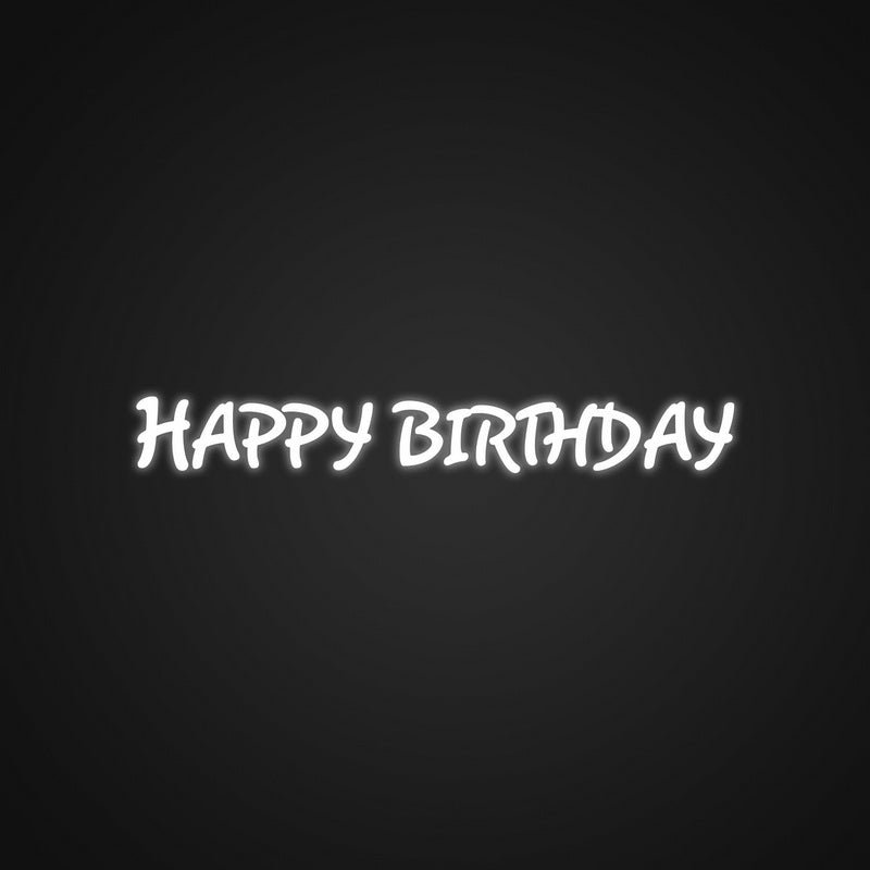 Happy Birthday Neon Sign | NEON SIGNO® Custom Neon Signs