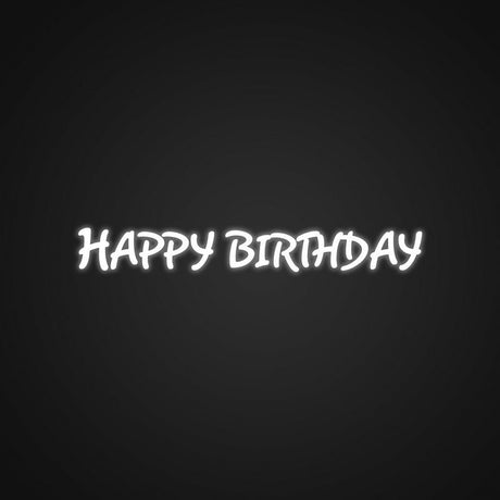 Happy Birthday Neon Sign | NEON SIGNO® Custom Neon Signs