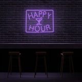 Happy Hour Neon Sign | NEON SIGNO® Custom Neon Signs