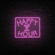 Happy Hour Neon Sign | NEON SIGNO® Custom Neon Signs