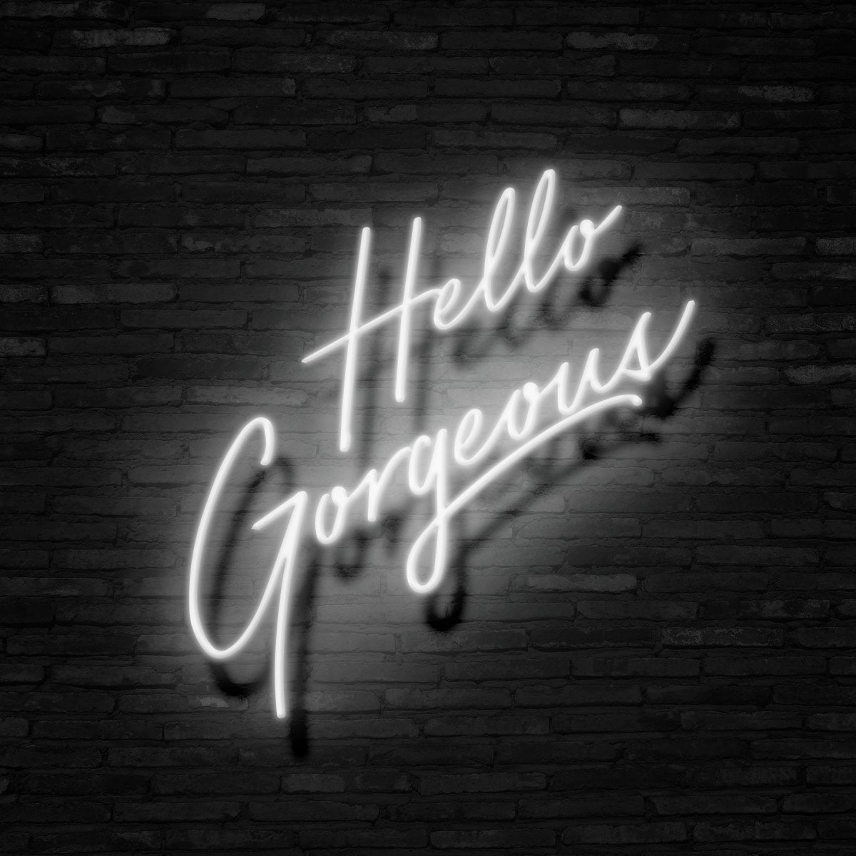 Hello Gorgeous Neon Sign | NEON SIGNO® Custom Neon Signs