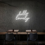 Hello Lovely Neon Sign | NEON SIGNO® Custom Neon Signs