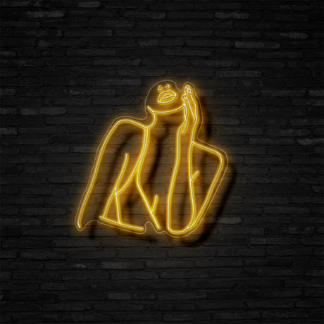 Hold Face Neon Sign | NEON SIGNO® Custom Neon Signs