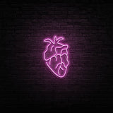 Human Heart Neon Sign | NEON SIGNO® Custom Neon Signs