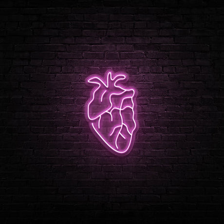 Human Heart Neon Sign | NEON SIGNO® Custom Neon Signs