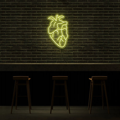 Human Heart Neon Sign | NEON SIGNO® Custom Neon Signs