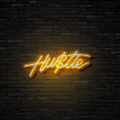 Hustle Neon Sign | NEON SIGNO® Custom Neon Signs