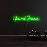 I Found Jesus Neon Sign | NEON SIGNO® Custom Neon Signs