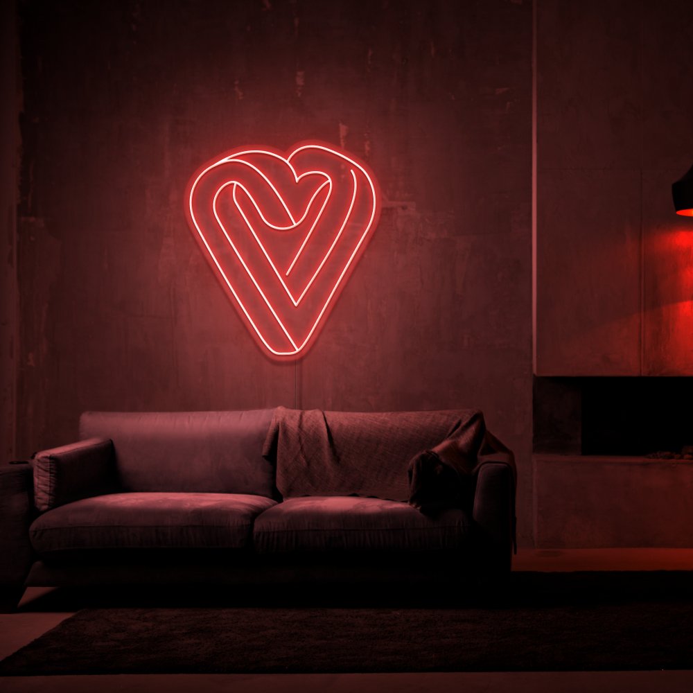 Infinity Heart Neon Sign | NEON SIGNO® Custom Neon Signs