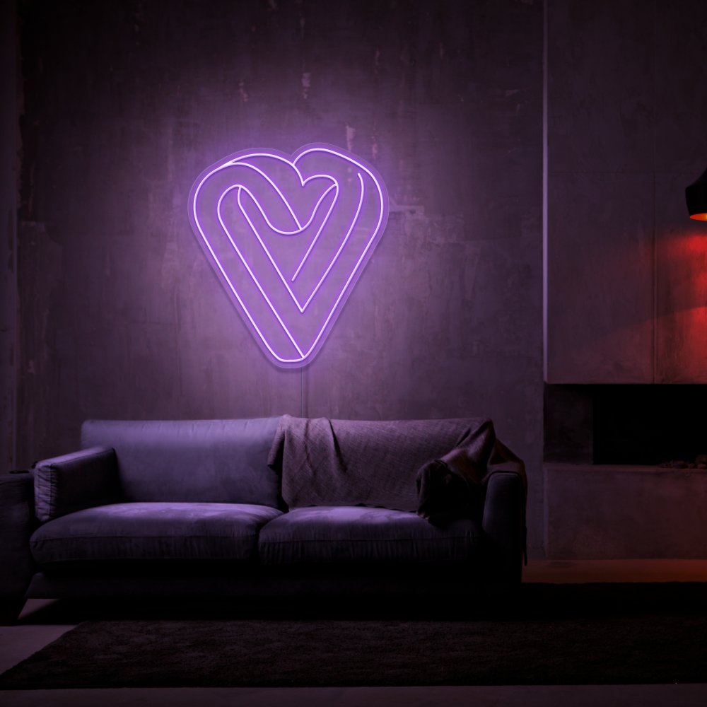 Infinity Heart Neon Sign | NEON SIGNO® Custom Neon Signs