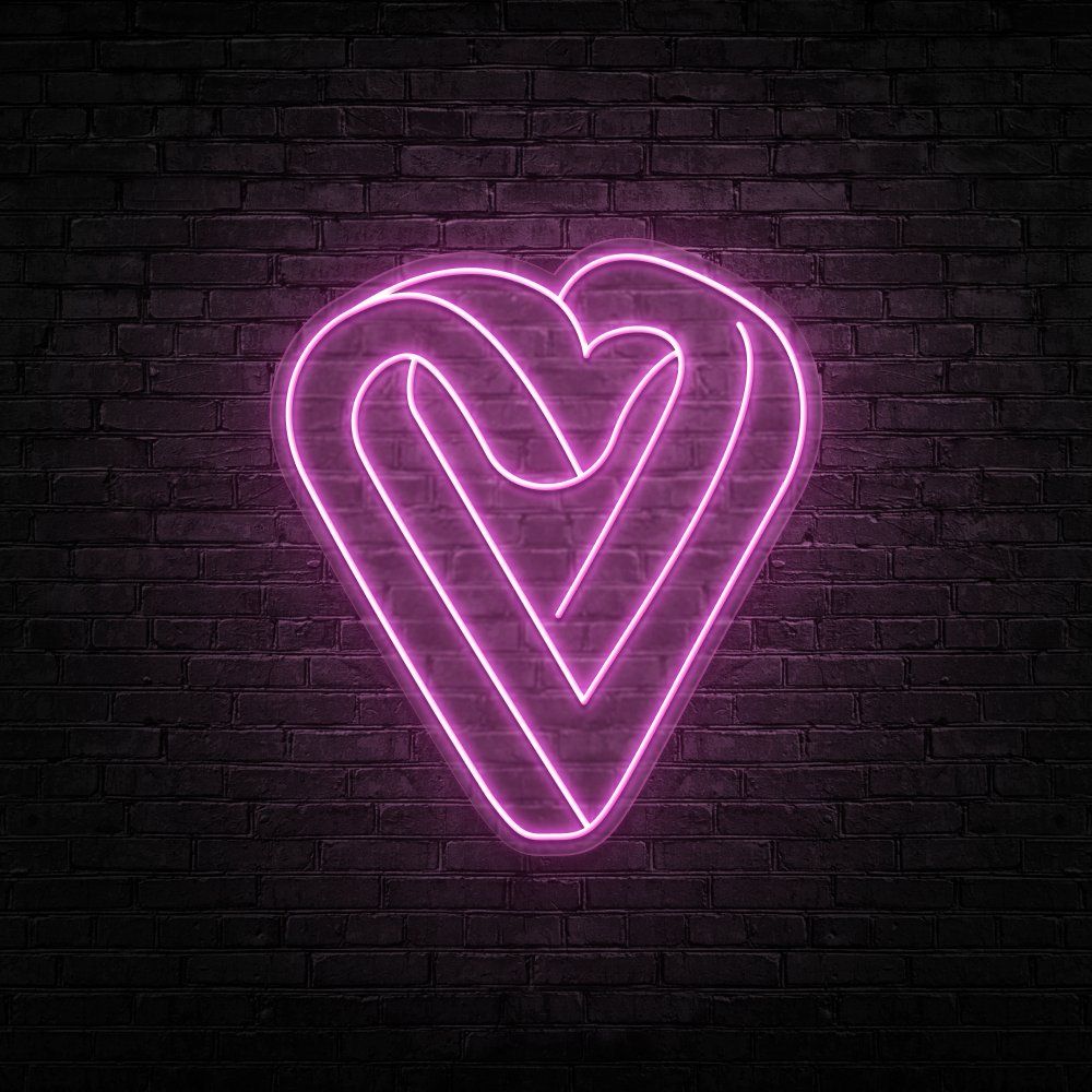 Infinity Heart Neon Sign | NEON SIGNO® Custom Neon Signs