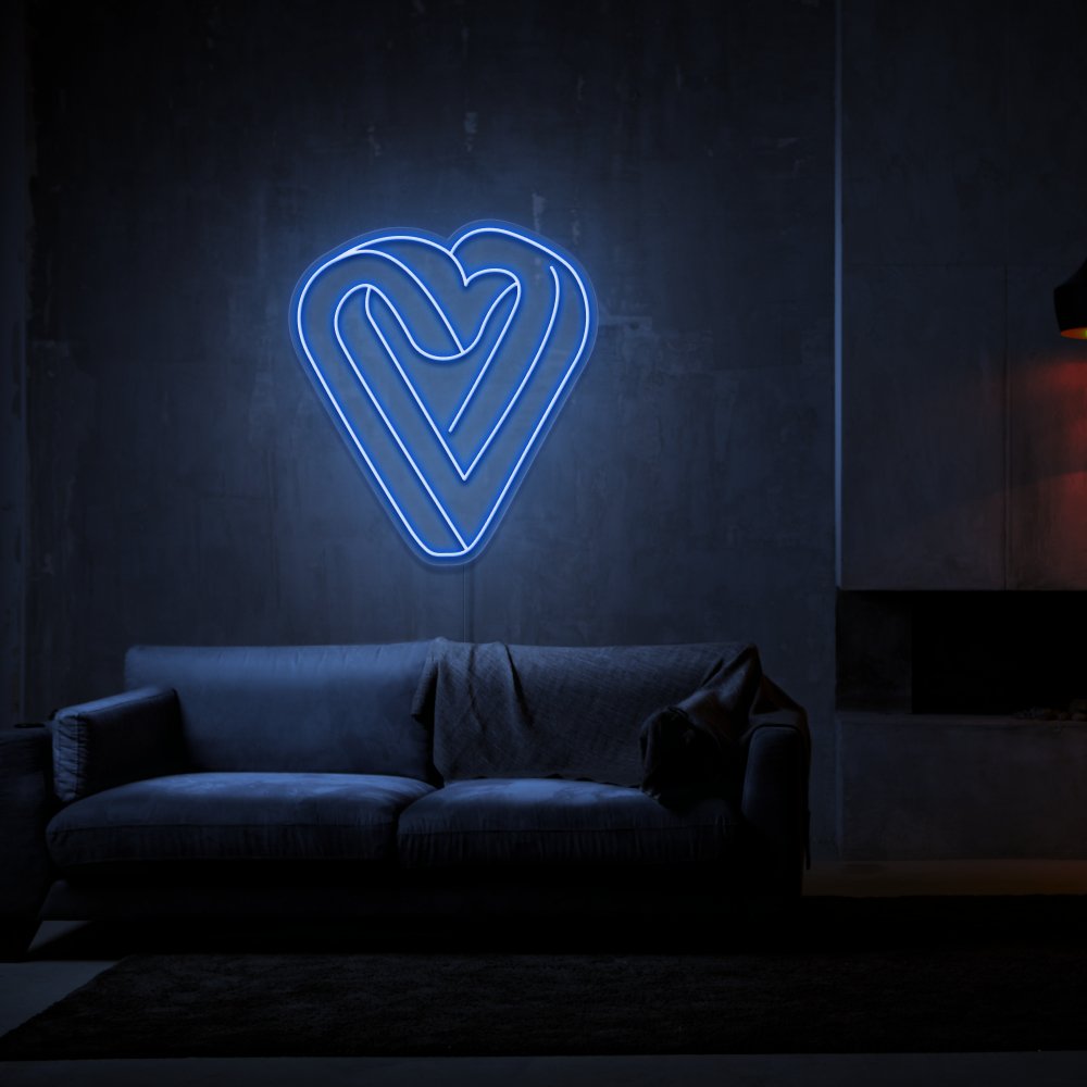 Infinity Heart Neon Sign | NEON SIGNO® Custom Neon Signs