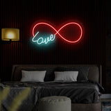 Infinity Love Neon Sign | NEON SIGNO® Custom Neon Signs