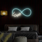 Infinity Love Neon Sign | NEON SIGNO® Custom Neon Signs