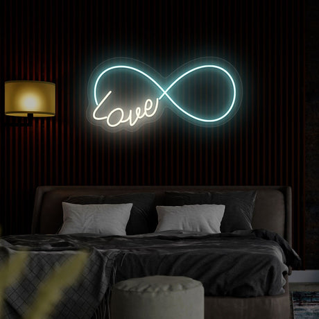 Infinity Love Neon Sign | NEON SIGNO® Custom Neon Signs