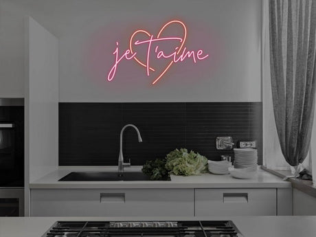 Je Taime Neon Sign | NEON SIGNO® Custom Neon Signs