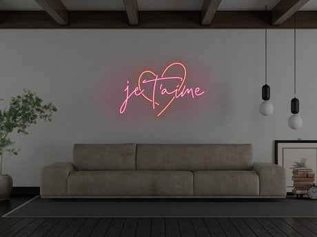 Je Taime Neon Sign | NEON SIGNO® Custom Neon Signs