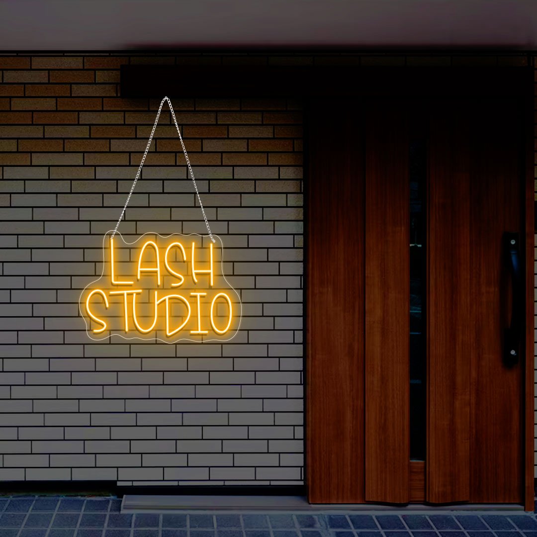 Lash Studio Text Neon Sign | NEON SIGNO® Custom Neon Signs