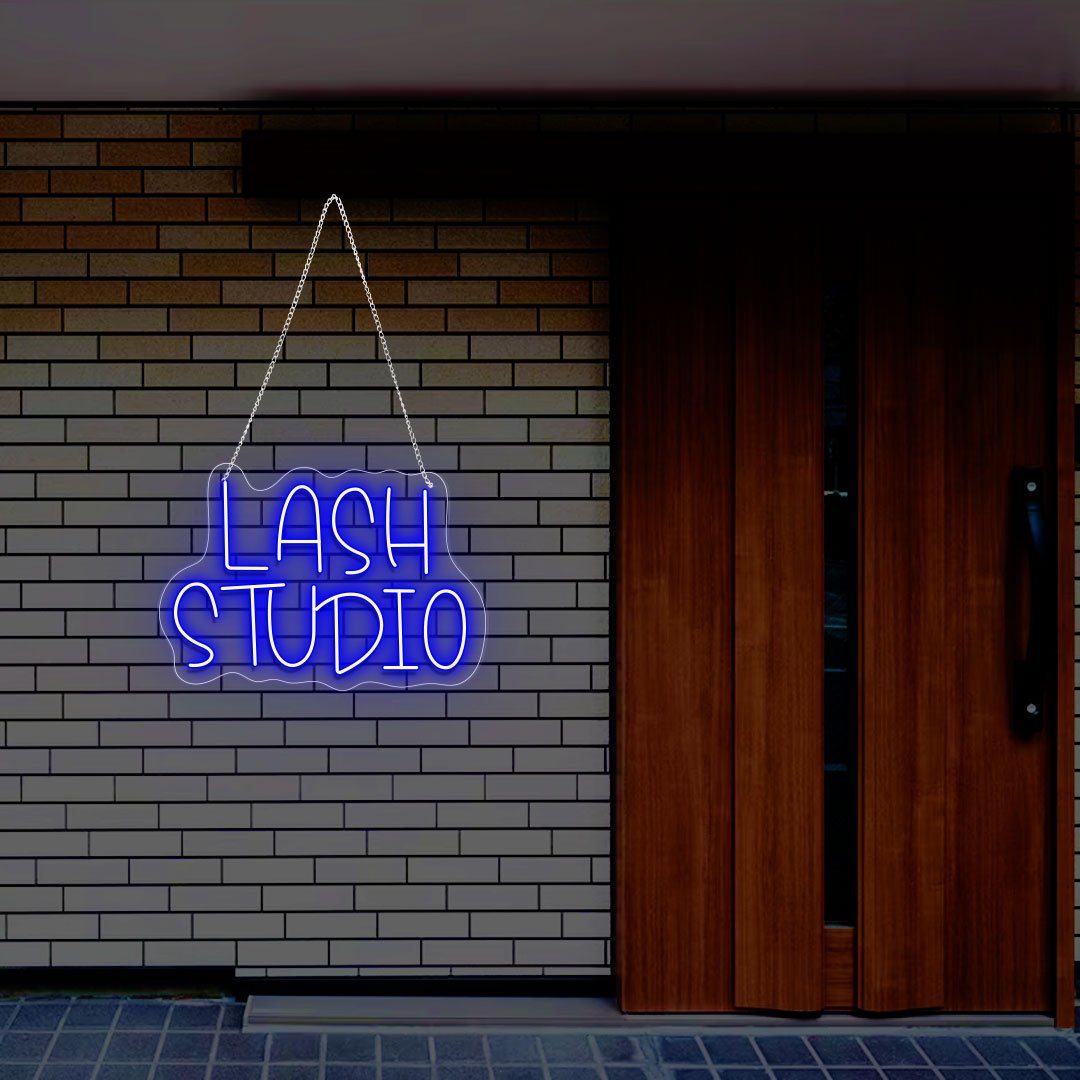 Lash Studio Text Neon Sign | NEON SIGNO® Custom Neon Signs