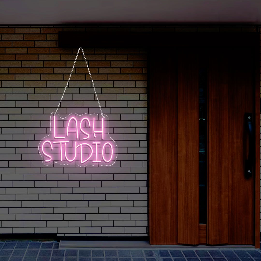 Lash Studio Text Neon Sign | NEON SIGNO® Custom Neon Signs