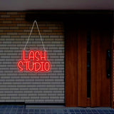 Lash Studio Text Neon Sign | NEON SIGNO® Custom Neon Signs