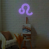 Leo Zodiac Neon Sign | NEON SIGNO® Custom Neon Signs