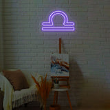 Libra Zodiac Neon Sign | NEON SIGNO® Custom Neon Signs